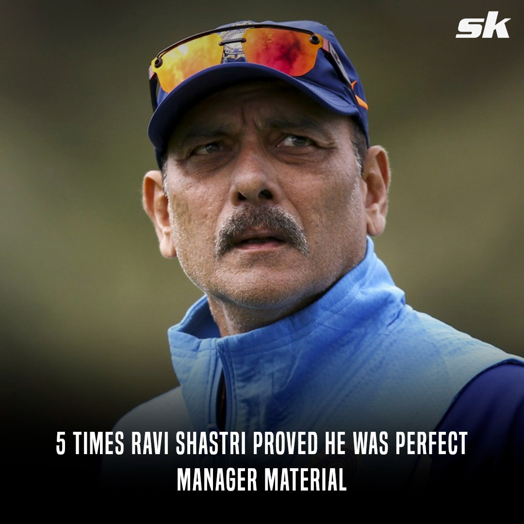 5 times Ravi Shastri proved he was perfect manager material ...