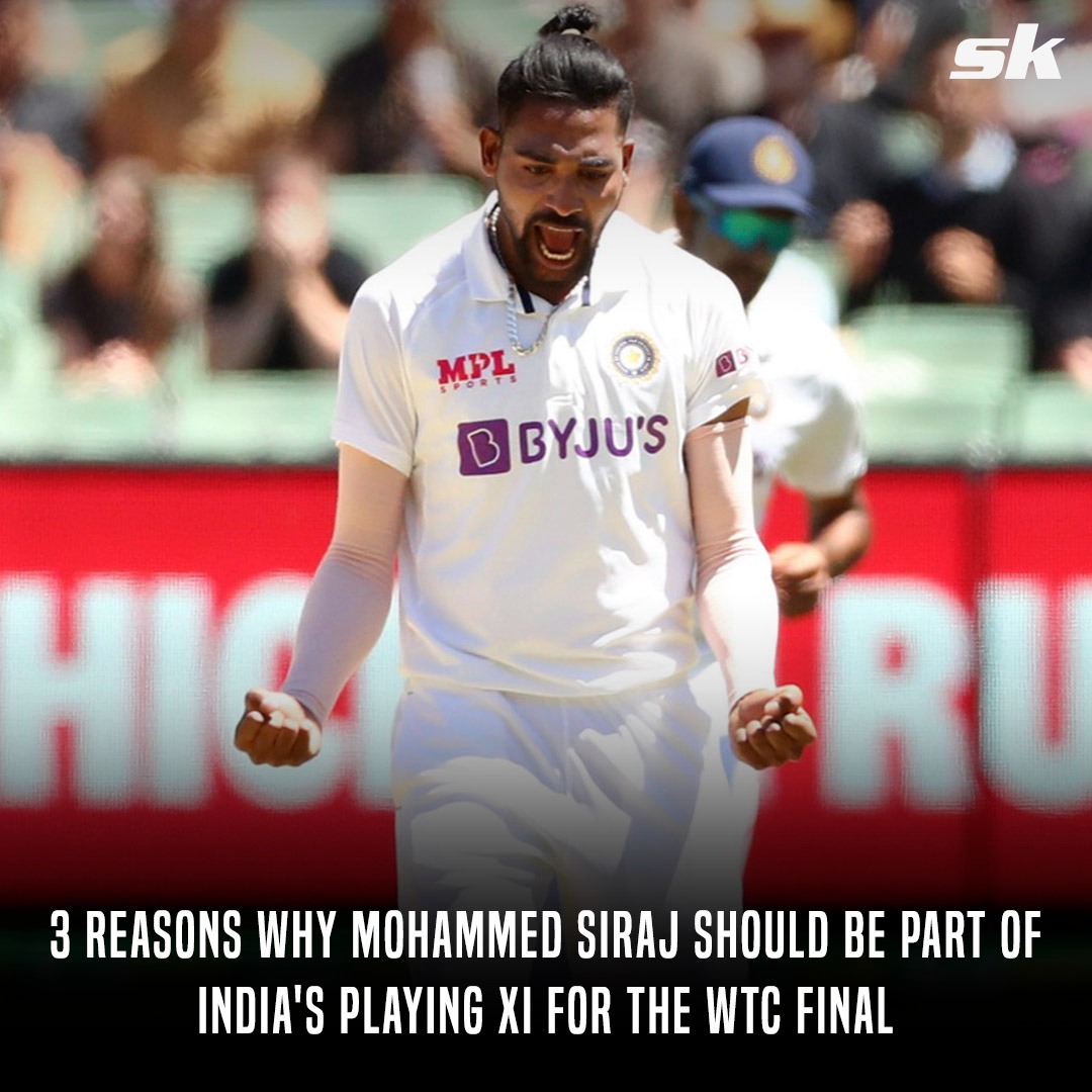 3 Reasons Why Mohammed Siraj Should Be Part Of India S Playing Xi For 3 Reasons Why Mohammed Siraj Should Be Part Of India S Playing Xi For